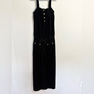 Juicy Couture velour wide leg jumpsuit size girls 8